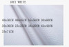 NJCS Aida 18ct white cross stitch fabric canvas over sew the edge 2 #26 needles high quality fabric for x stitching small grid