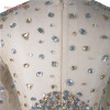 NIXUANYUAN Real Picture Champagne Tulle Illusion Sexy Cocktail Dresses 2017 Short Beaded vestidos de cocktail With Full Sleeves