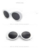 NIRVANA Kurt Cobain Classic Retro Mens Sunglasses Brand Designer Plastic Frame Oval Sun Glasses for Men Vintage Eyewear