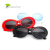 NIRVANA Kurt Cobain Classic Retro Mens Sunglasses Brand Designer Plastic Frame Oval Sun Glasses for Men Vintage Eyewear