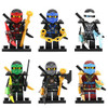 Ninja Cole Zane Samurai X NYA Jay Kai The Wei Snake Vermin Lloyd Master Wu Lady Dogshank Building Blocks Kids Gift Toys KF1047