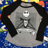 Nightmare Before Christmas Jack Skellington Pajamas Cotton Sleepwear Set Top and Pants Causal Adlut Leisure Sleep Suits Costumes