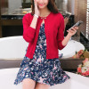 2018 New Solid Color Fashion Women Sweater Female Cardigan Thin Outerwear Summer Short Design Knit Long-sleeve Sweater