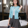 2018 New Solid Color Fashion Women Sweater Female Cardigan Thin Outerwear Summer Short Design Knit Long-sleeve Sweater