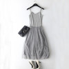 2018 New Sexy Spaghetti Strap Patchwork Mesh Dress Spring Summer Women Gauze Lace Tank Dress Basic Sundress Party Vestidos SF116