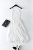 2018 New Sexy Spaghetti Strap Patchwork Mesh Dress Spring Summer Women Gauze Lace Tank Dress Basic Sundress Party Vestidos