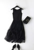 2018 New Sexy Spaghetti Strap Patchwork Mesh Dress Spring Summer Women Gauze Lace Tank Dress Basic Sundress Party Vestidos