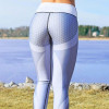 2018 New Sexy Mesh Pattern Print Leggings fitness Leggings For Women Sporting Workout Leggins Elastic Slim Black White Pants