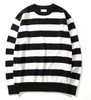 2018 NEW OVERSIZE Black yellow stripes Joining together hole nick men sweater hip hop GD Fashion Casual sweater M-XL