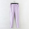 2018 New Jeans Plus Size Pants Women's Spring Korean Elastic Waist Pants Feet Pants 7 Color Solid Slim Was Thin Pencil Pants
