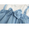 2018 New girls cute dress,white princess belt lace dress sleeveless cotton summer dress lovely baby girls clothes 3-7 Years