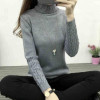 2018 new fashion Women white Lapel turtleneck sweater female basic knitted shirt Twist thick slim long sleeve pullover sweater