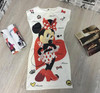 2018 new Fashion Women Summer Sleeveless white Bodycon Camouflage Cartoon Mouse Print Sexy tank Mini Dress Vestido Curto