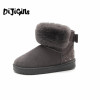 2018 new fashion women shoes winter rivets turned-over short plush warm snow boots sweet student short boots