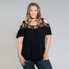 2018 New Fashion Women Off Shoulder Summer Tops Short Sleeve Lace Patchwork Loose Casual Plus Size Women Blouses Shirts 5XL 6XL