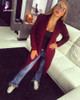 2018 New Fashion Women Knitted Sweater Coat Autumn And Spring Long Sleeve Cardigan Jacket Female Casual Outwear Tops pull Femme