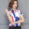 2018 New Fashion Women Blouses Summer Shirts Female Clothing Short 3/4 Long Sleeve Blusas Women's Blouse 3D Print Office OL Tops