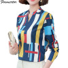 2018 New Fashion Women Blouses Summer Shirts Female Clothing Short 3/4 Long Sleeve Blusas Women's Blouse 3D Print Office OL Tops