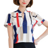 2018 New Fashion Women Blouses Summer Shirts Female Clothing Short 3/4 Long Sleeve Blusas Women's Blouse 3D Print Office OL Tops