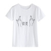 2018 New Fashion T-shirt Women BOY BYE Letter Printing T Shirt Women Tops Casual Brand Tee Shirt Femme Woman Clothing 62474