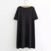2018 New Fashion T Shirt Women T-Shirt Large Size Summer Simple Camera Printed Long Section of Female Tshirt Large Size