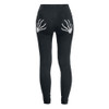 2018 New Fashion Skull Printed Hollow Hole Women Leggings Woman Pants high quality