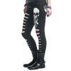 2018 New Fashion Skull Printed Hollow Hole Women Leggings Woman Pants high quality
