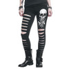 2018 New Fashion Skull Printed Hollow Hole Women Leggings Woman Pants high quality