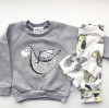 2018 New Fashion infant clothes baby boy clothes sets Long sleeve dinosaur T-shirt+pants 2pcs Newborn baby clothing set