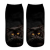 2018 New Fashion Cute Popular Funny Unisex Short Socks 3D Cat Printed Anklet Socks Casual Socks With High Quality hot Sale #30