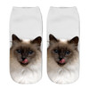 2018 New Fashion Cute Popular Funny Unisex Short Socks 3D Cat Printed Anklet Socks Casual Socks With High Quality hot Sale #30