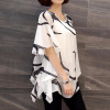 2018 New Fashion Blusa Blouse Women Shirt Summer Chiffon Shirt Plump Sister Loose Sleeve Women Tops