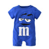 2018 New fashion baby boys girls clothes newborn blue and red Long sleeve Cartoon printing Jumpsuit Infant clothing set