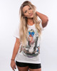 2018 New Europe And America Summer Women Cotton O Neck T-shirt 9 Colors Fashion Prints Women Short Sleeve Tops Shirt