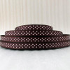 David accessories 3/8"9mm dot printed polyester grosgrain tape ribbon 5yds,DIY handmade materials,wedding gift wrap,5Y14746
