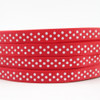 David accessories 3/8"9mm dot printed polyester grosgrain tape ribbon 5yds,DIY handmade materials,wedding gift wrap,5Y14746