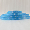 David accessories 3/8"9mm dot printed polyester grosgrain tape ribbon 5yds,DIY handmade materials,wedding gift wrap,5Y14746