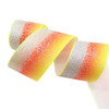 David accessories 1.5"38mm glitter rainbow polyester grosgrain tape ribbon 5yards,DIY handmade materials, 5Yc2708