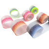 David accessories 1.5"38mm glitter rainbow polyester grosgrain tape ribbon 5yards,DIY handmade materials, 5Yc2708