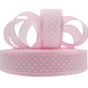 David accessories 1"(25mm) dot organza ribbon high quality 25 yards, DIY handmade materials, wedding gift wrap,25Y47470