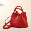 DAUNAVIA- 2017 Vintage Women's Handbags Famous Fashion Brand Candy Shoulder Bags Ladies Totes Simple Trapeze Women Messenger Bag