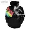 DATUTUSP Brand Sweatshirts Men/women 3D Sweatshirts Print Sunlight Refraction Rainbow Hooded Hoodies Pullover Tracksuit Jacket