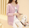 DASUANG Long Cardigan Women 2018 New Fashion Autumn Winter Sweater Women Long Sleeve Knitted Cardigan Female Tricot Clothes H058
