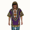 Dashiki Hoodies Loose African Hooded Dashiki Fabric Hood 100% Cotton Fashion Clothes Unisex Kimono