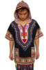 Dashiki Hoodies Loose African Hooded Dashiki Fabric Hood 100% Cotton Fashion Clothes Unisex Kimono