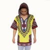 Dashiki Hoodies Loose African Hooded Dashiki Fabric Hood 100% Cotton Fashion Clothes Unisex Kimono