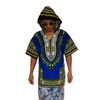 Dashiki Hoodies Loose African Hooded Dashiki Fabric Hood 100% Cotton Fashion Clothes Unisex Kimono
