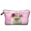 DAOXI Womens 3D Cat Animal Printing Cosmetic Bag for Travelling Brand New