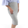 Danjeaner Women Knitted Elastic High Waist Pencil Skirts Fashion Vintage Split Bodycon Knee-length Midi Skirts Saia Femininas Danjeaner Women Knitted Elastic High Waist Pencil Skirts Fashion Vintage Split Bodycon Knee-length Midi Skirts Saia Femininas