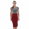 Danjeaner Women Knitted Elastic High Waist Pencil Skirts Fashion Vintage Split Bodycon Knee-length Midi Skirts Saia Femininas Danjeaner Women Knitted Elastic High Waist Pencil Skirts Fashion Vintage Split Bodycon Knee-length Midi Skirts Saia Femininas